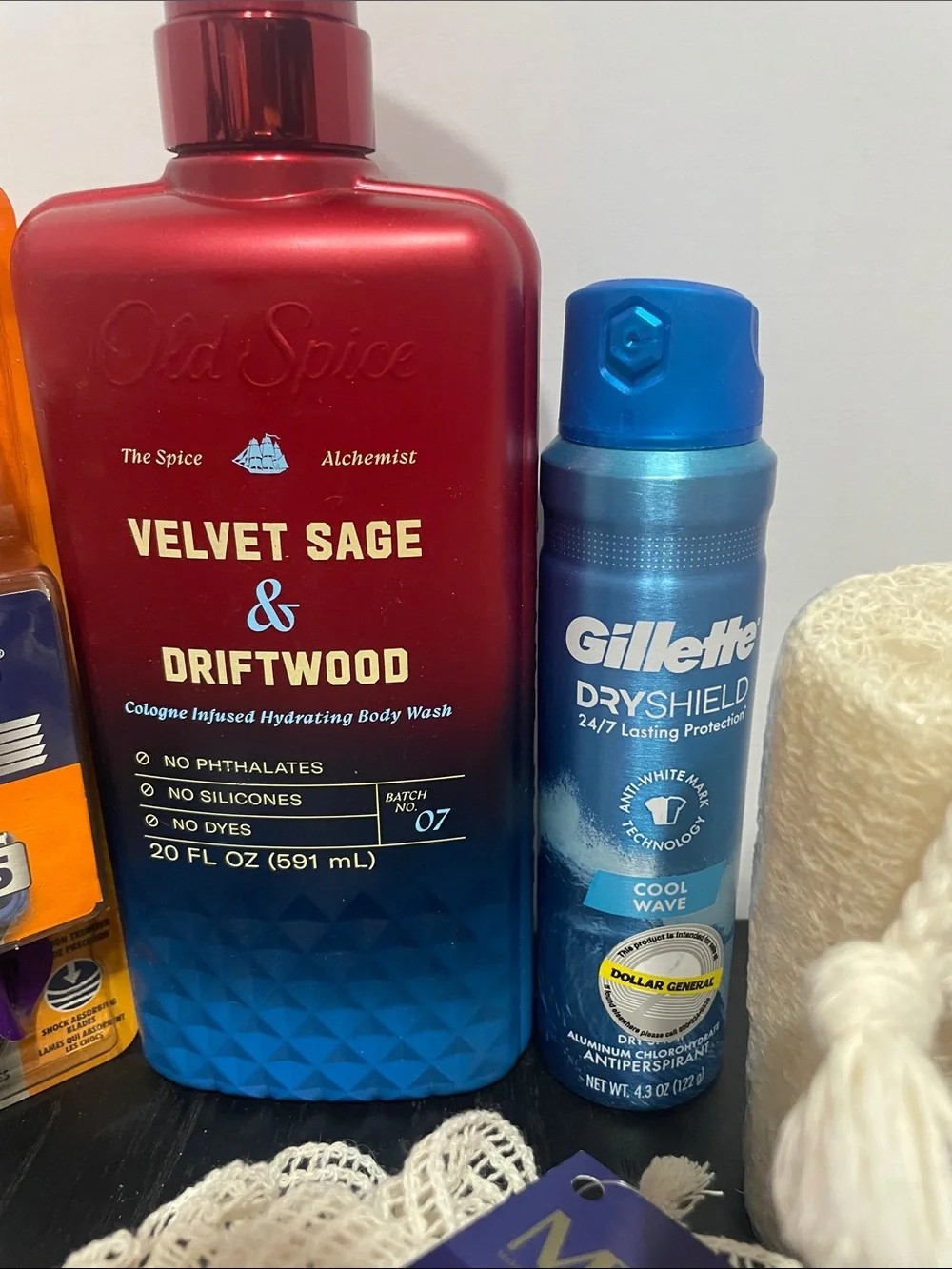 Gillette & Old Spice Men’s Grooming Set with Red Velvet Sage Body Wash